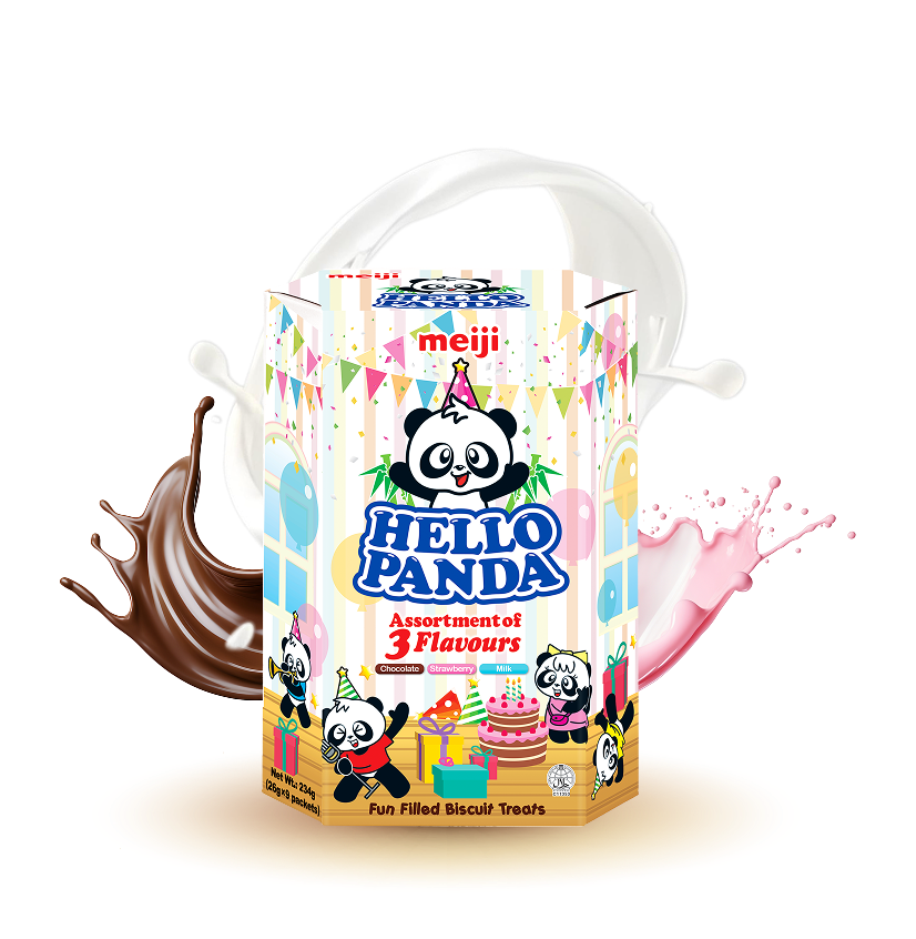 Hello Panda Biscuits with Assorted Flavoured Filling