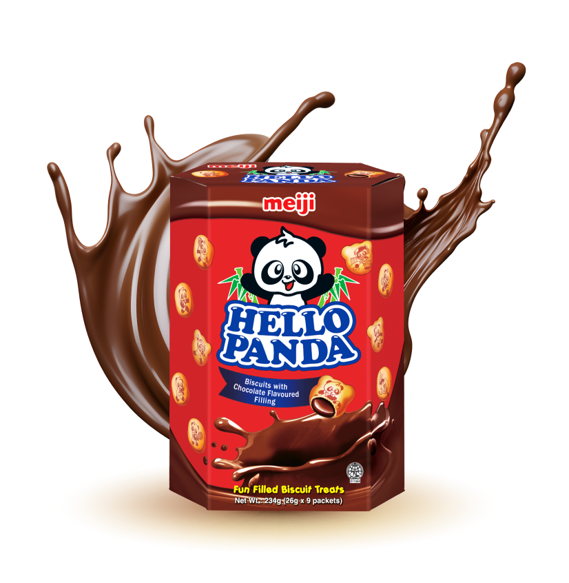 Hello Panda Biscuits with Chocolate Flavoured Filling