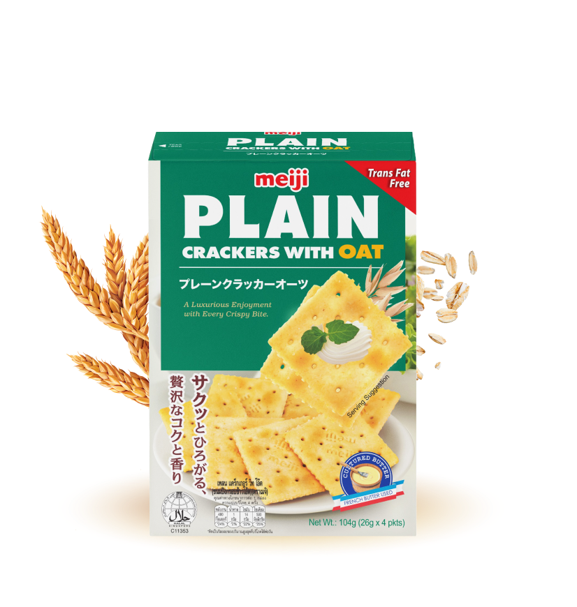 Plain Crackers with Oat
