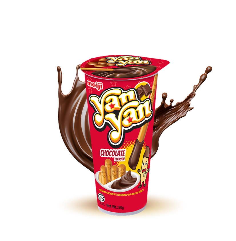 Yan Yan Creamy Chocolate Flavoured Dip Biscuit Snack